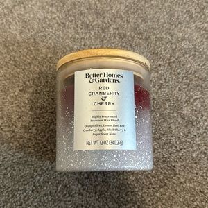 12oz Red Cranberry & Cherry Better Homes & Gardens candle